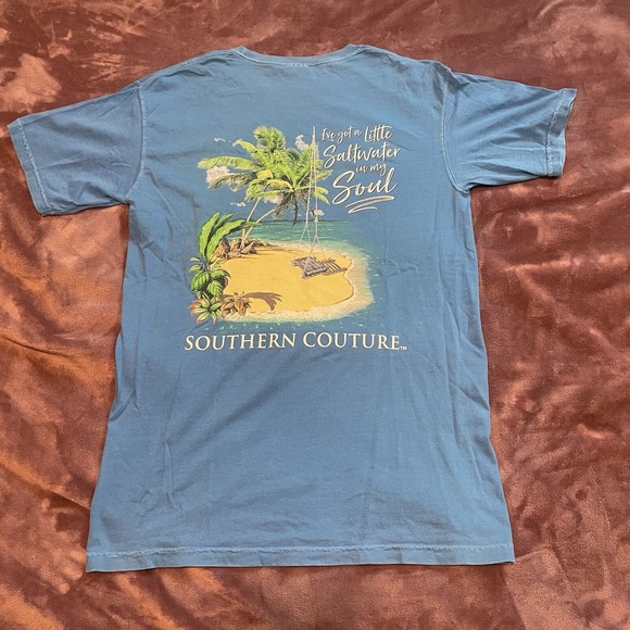 Southern Culture “I Got A Little Saltwater In My Soul” T Shirt Medium Beach‎ - Picture 1 of 6
